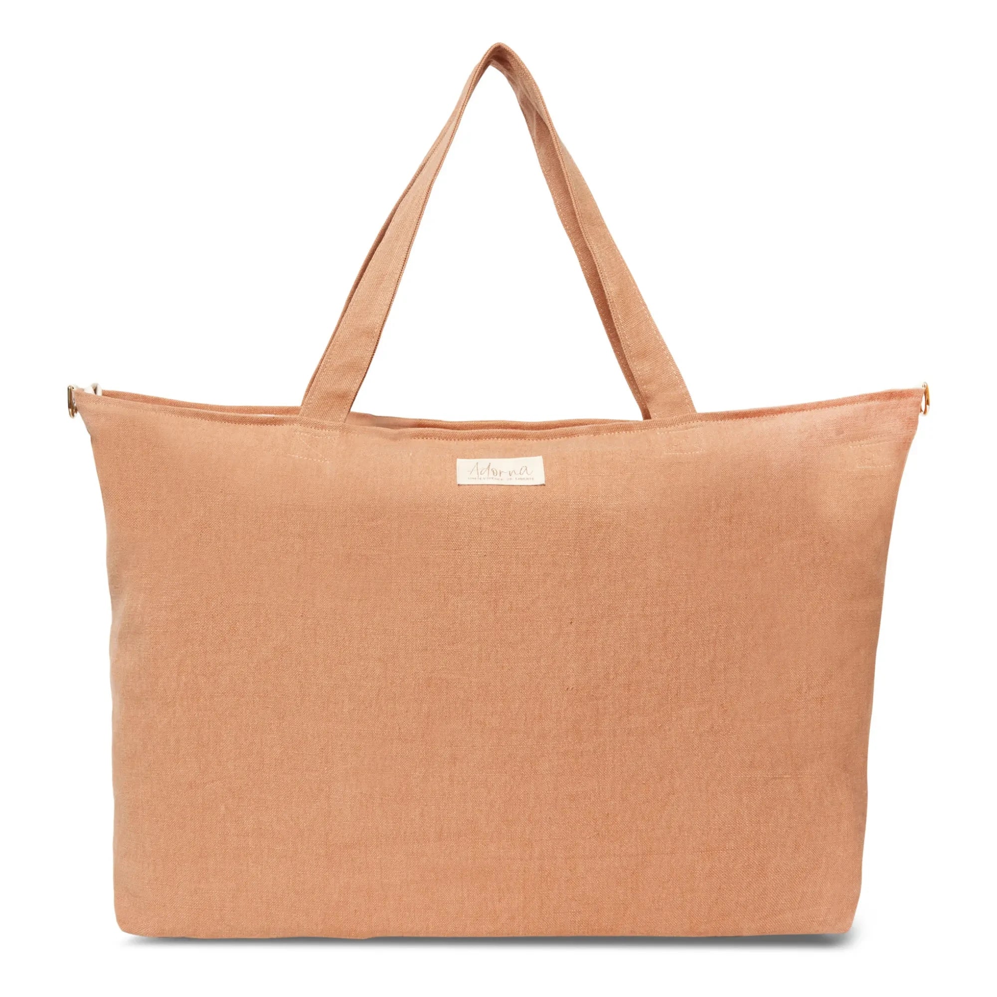 Adorna - Bolso de Noche de Lino | Terracota