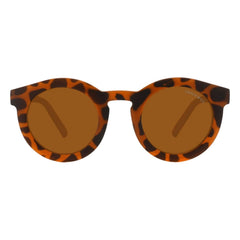 Grech & Co - Gafas de sol polarizadas de fibra natural, diseño clásico de concha de tortuga | Marrón