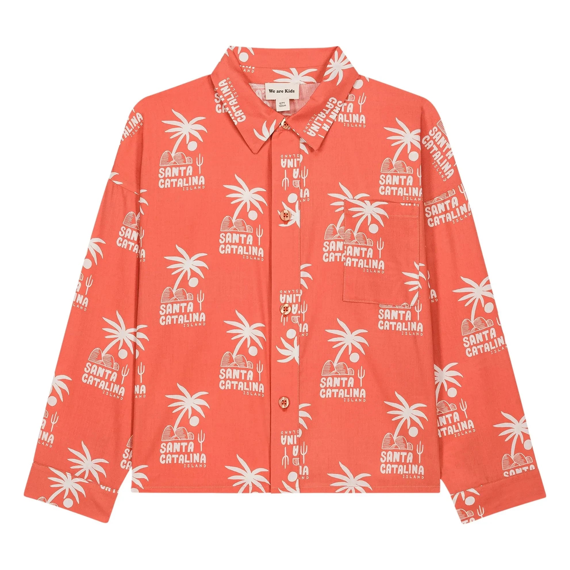 We Are Kids - Camisa Aurel Palm Algodón orgánico | Naranja