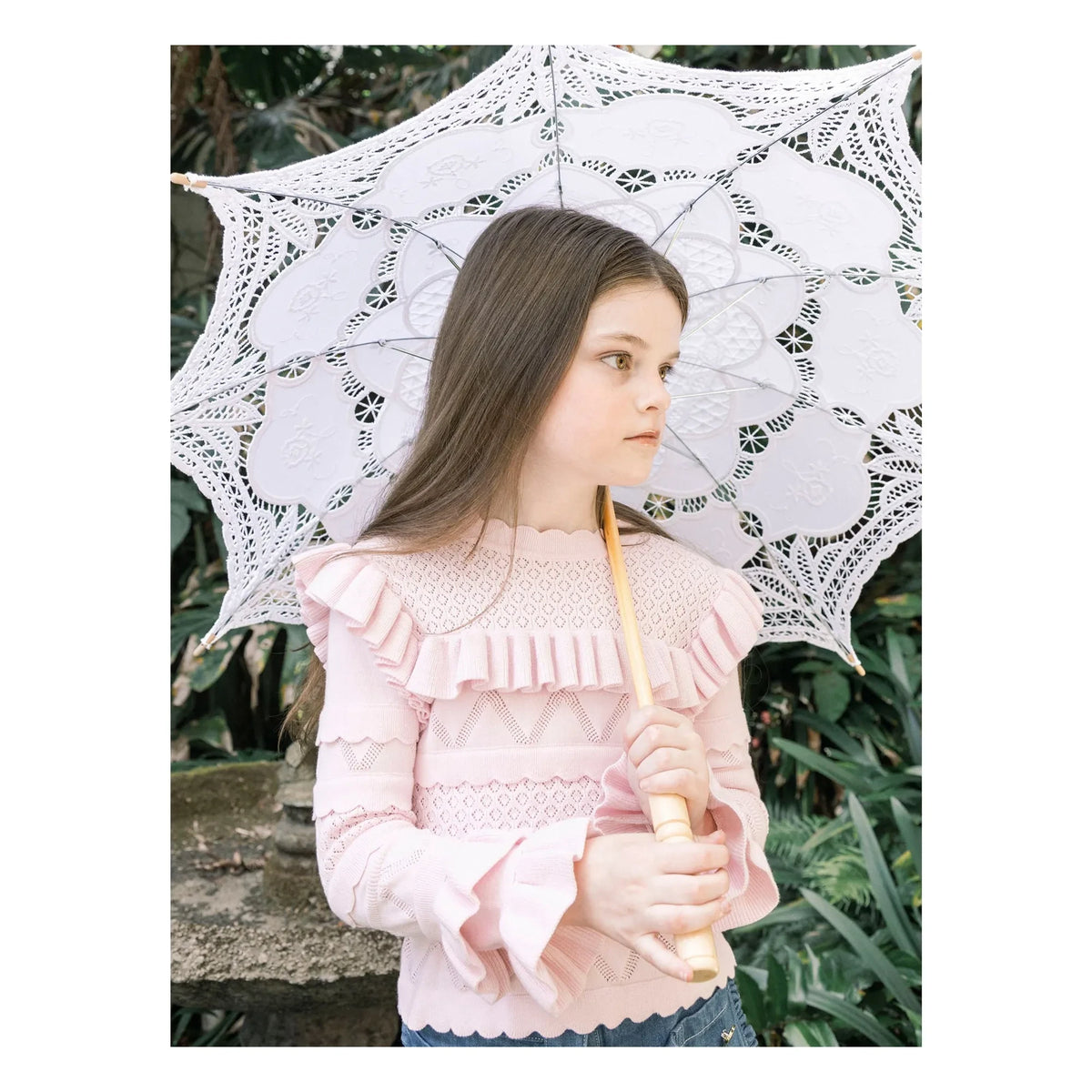 Tutu du Monde - Jersey fino Forget Me Not | Rosa empolvado