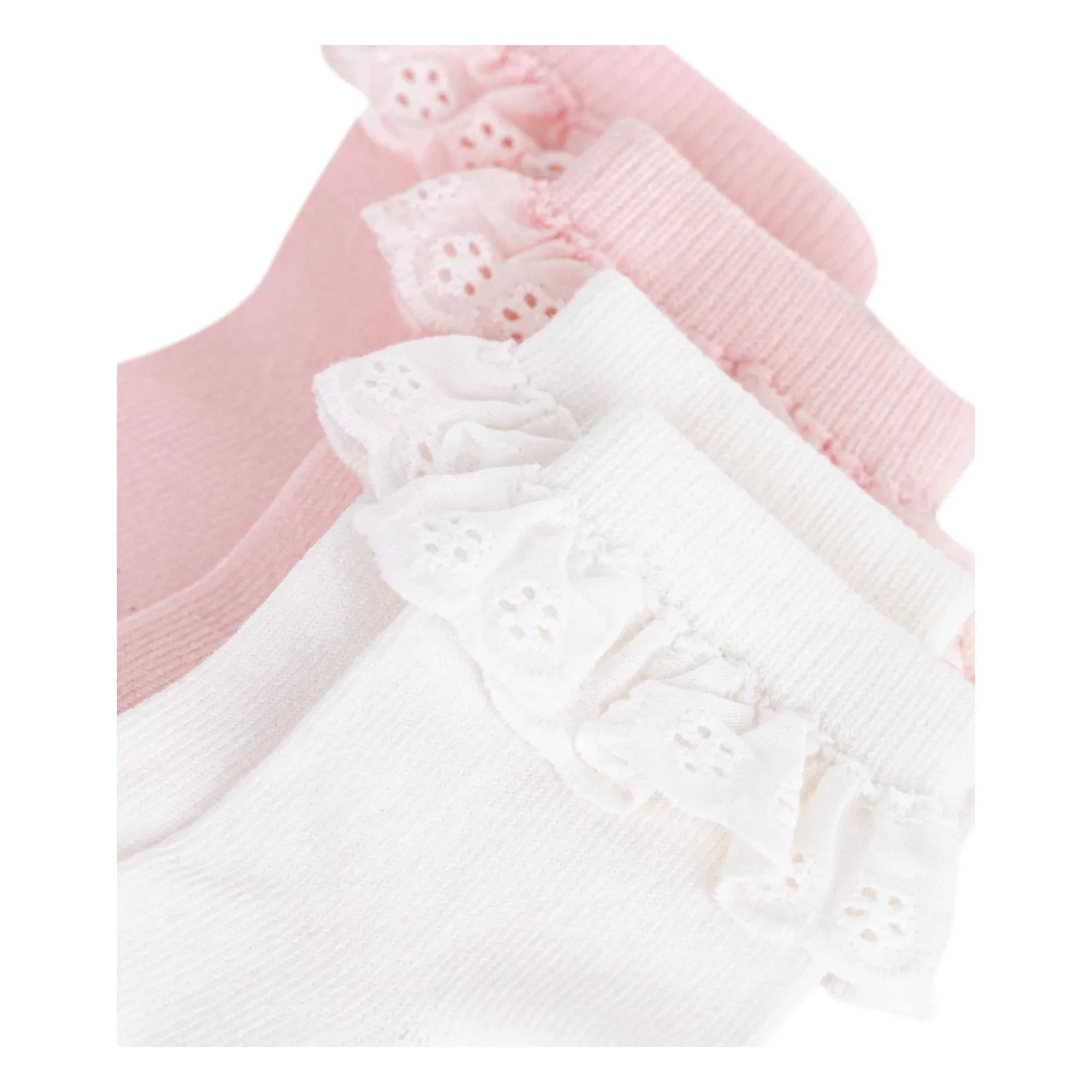 Petit Bateau - Set de 2 pares de calcetines voladores | Rosa