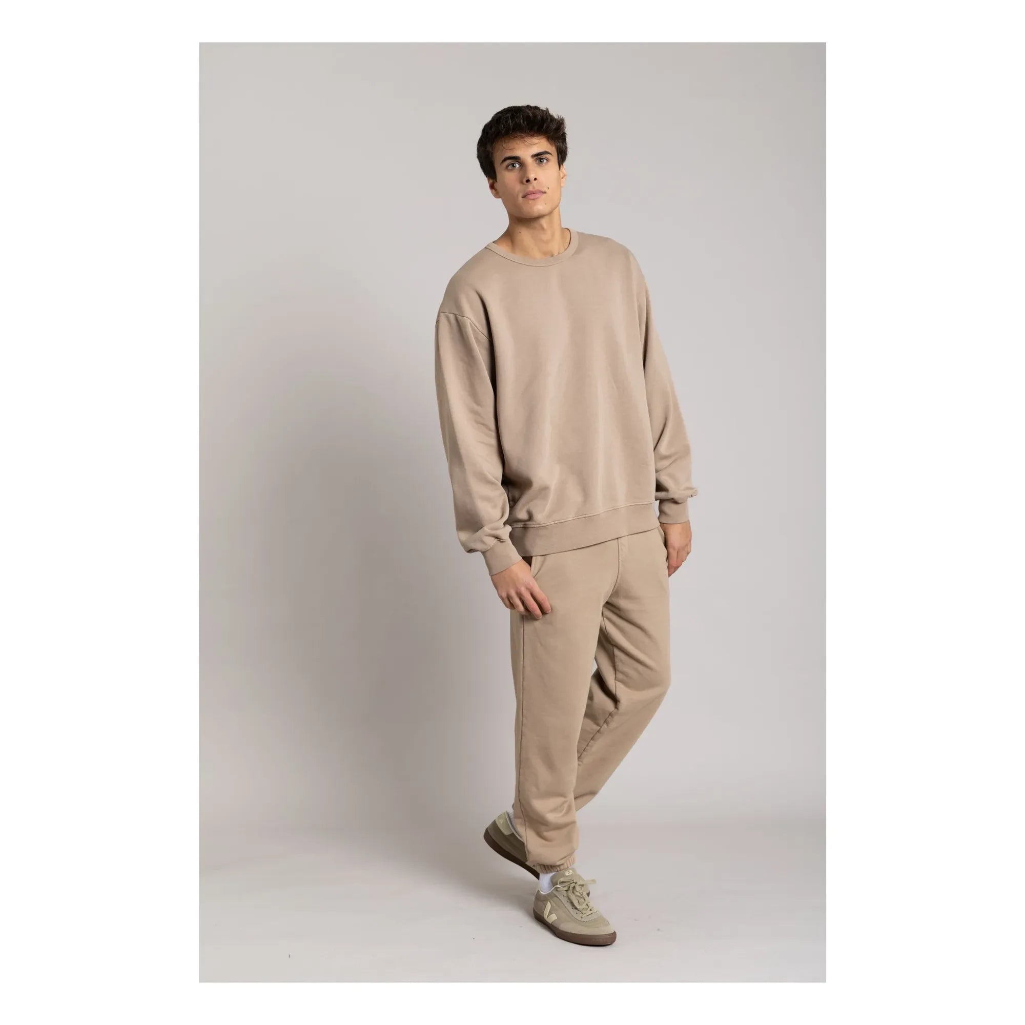 Smallable Man - Jogger Shuffle Algodón Orgánico | Marrón oscuro
