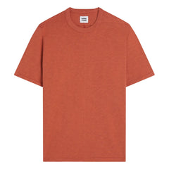 Homecore - Camiseta de algodón orgánico Rodger H | Rojo ladrillo