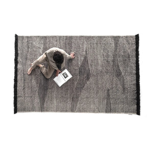 Nanimarquina - Alfombra de Lana Afgano Telar | Negro