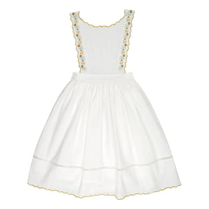 THE LiTTLE POETS - Vestido bordado Teresa | Crudo