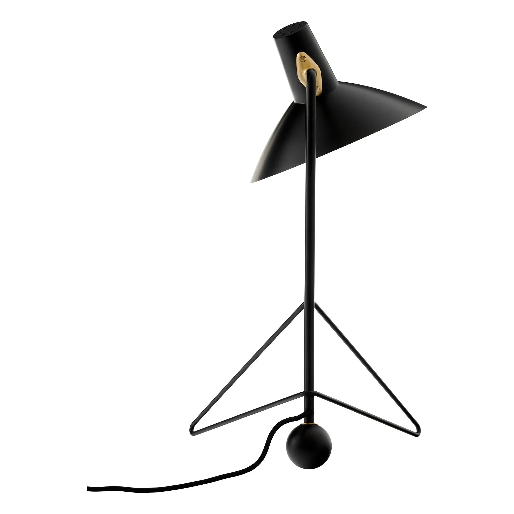 & Tradition - Lámpara de sobremesa HM9 Tripod, Hvidt & Mølgaard | Negra