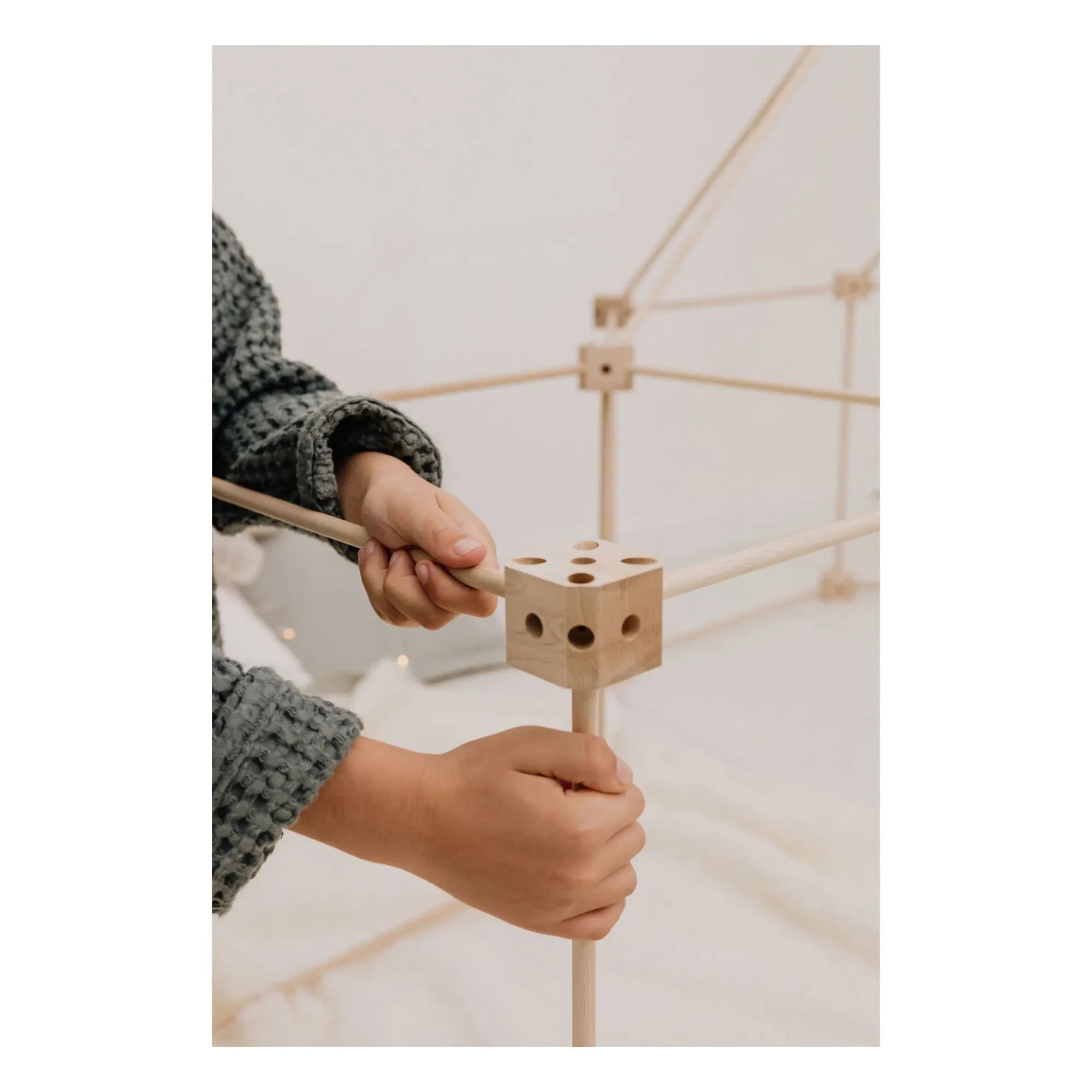 Sarbakane - Kit de Construcción de Cabaña de Castor - 111 Piezas