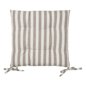 Broste Copenhagen - Cojín de silla Marta de algodón | Marrón visón