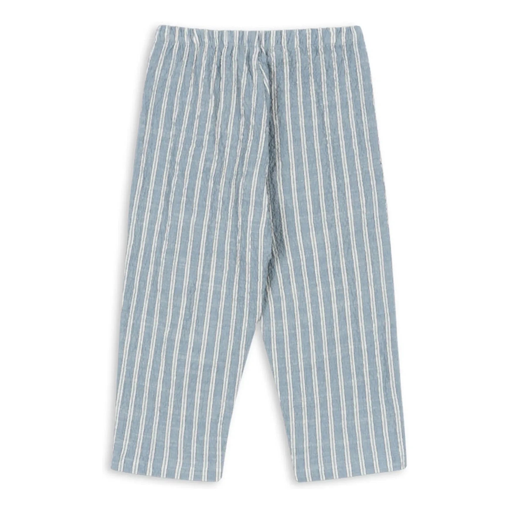 Konges Sløjd - Pantalones de algodón orgánico a rayas Elliot | Azul