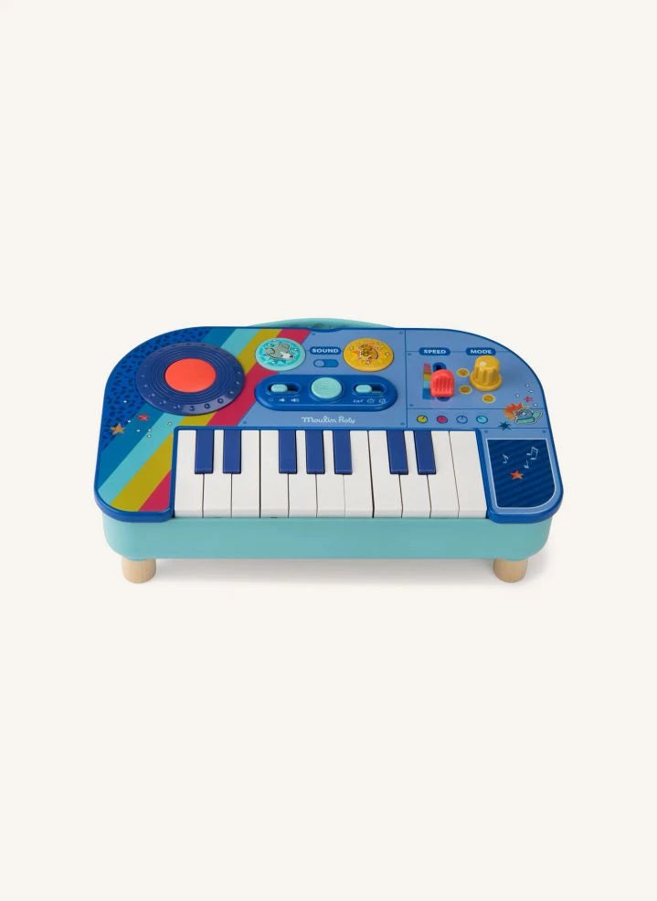 Moulin Roty - Piano Sensorial - Puce &amp; Pilou | Azul