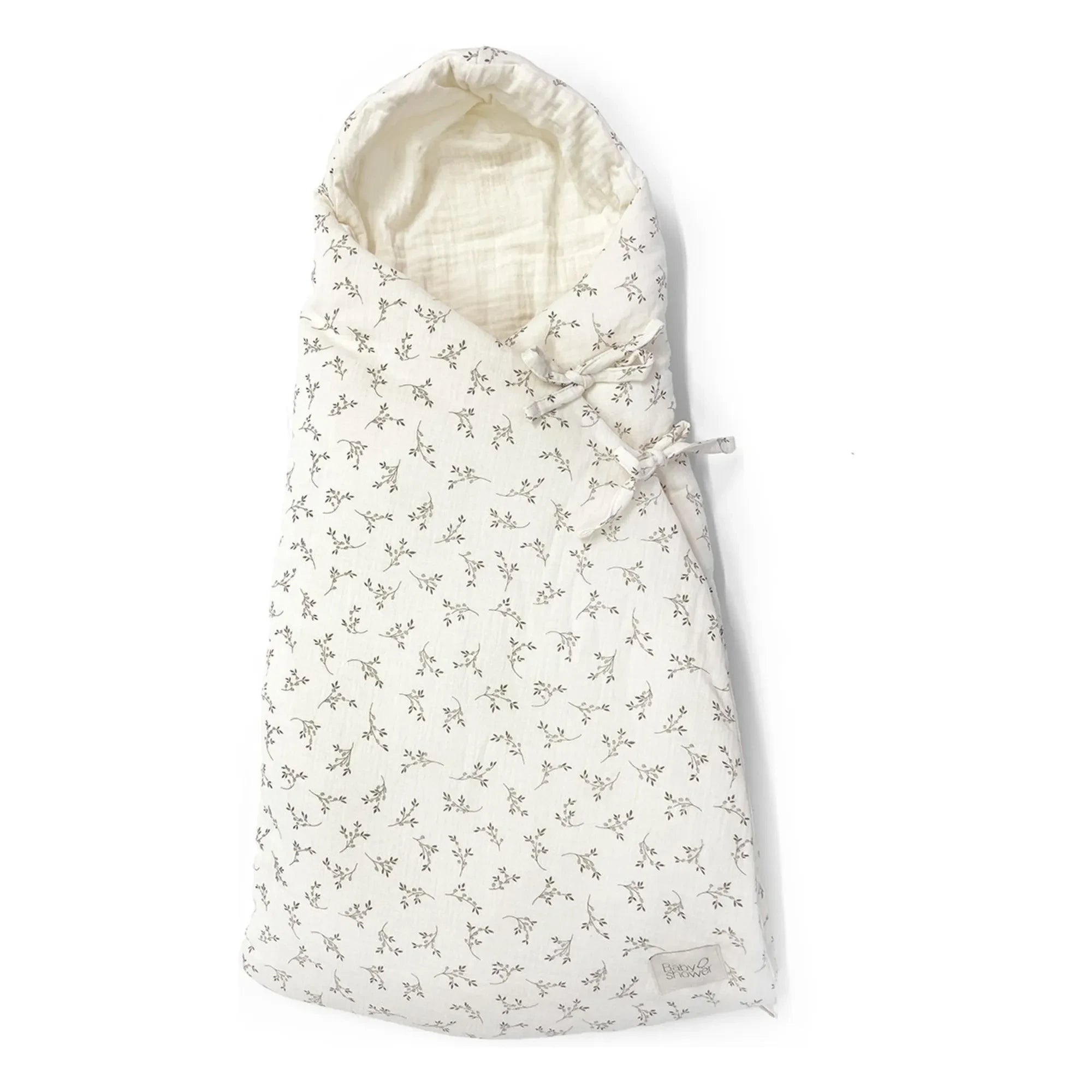 Babyshower - Candy Olive Bloom | Swaddle de bebé color crudo
