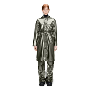 Rains - Abrigo Largo A-Line W3 | Gris carbón