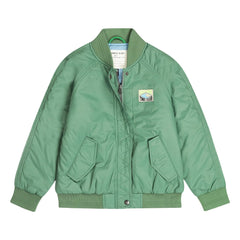 Tumble N'Dry - Chaqueta Bomber de Fibra Reciclada de la Orilla del Mar | Verde