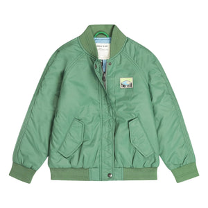 Tumble N'Dry - Chaqueta Bomber de Fibra Reciclada de la Orilla del Mar | Verde