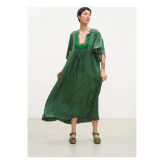 Leon & Harper - Vestido Rival de ganchillo | Verde