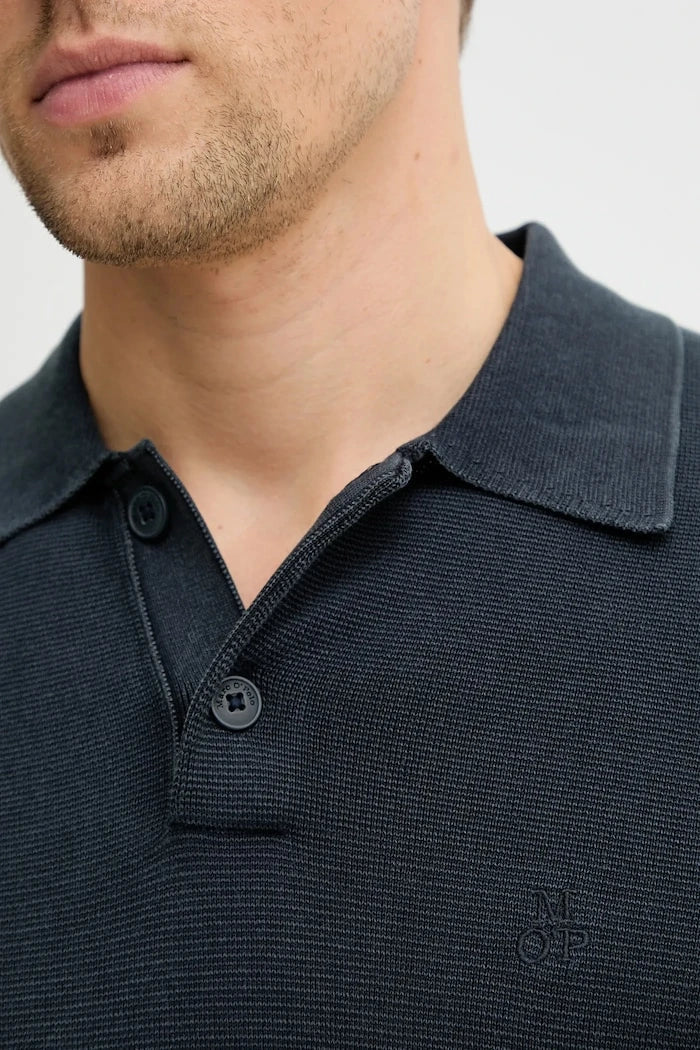 Camiseta de algodón con cuello Marc O'Polo