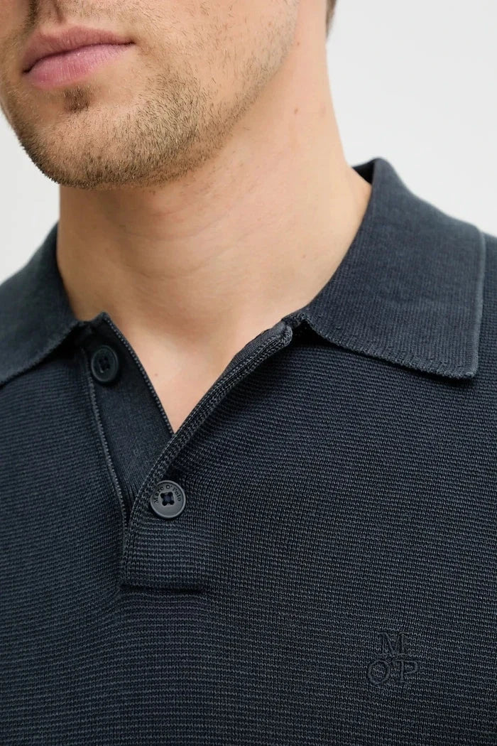 Camiseta de algodón con cuello Marc O'Polo