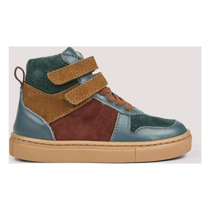 Petit Nord - Zapatilla de deporte rayada de montaña | Cognac