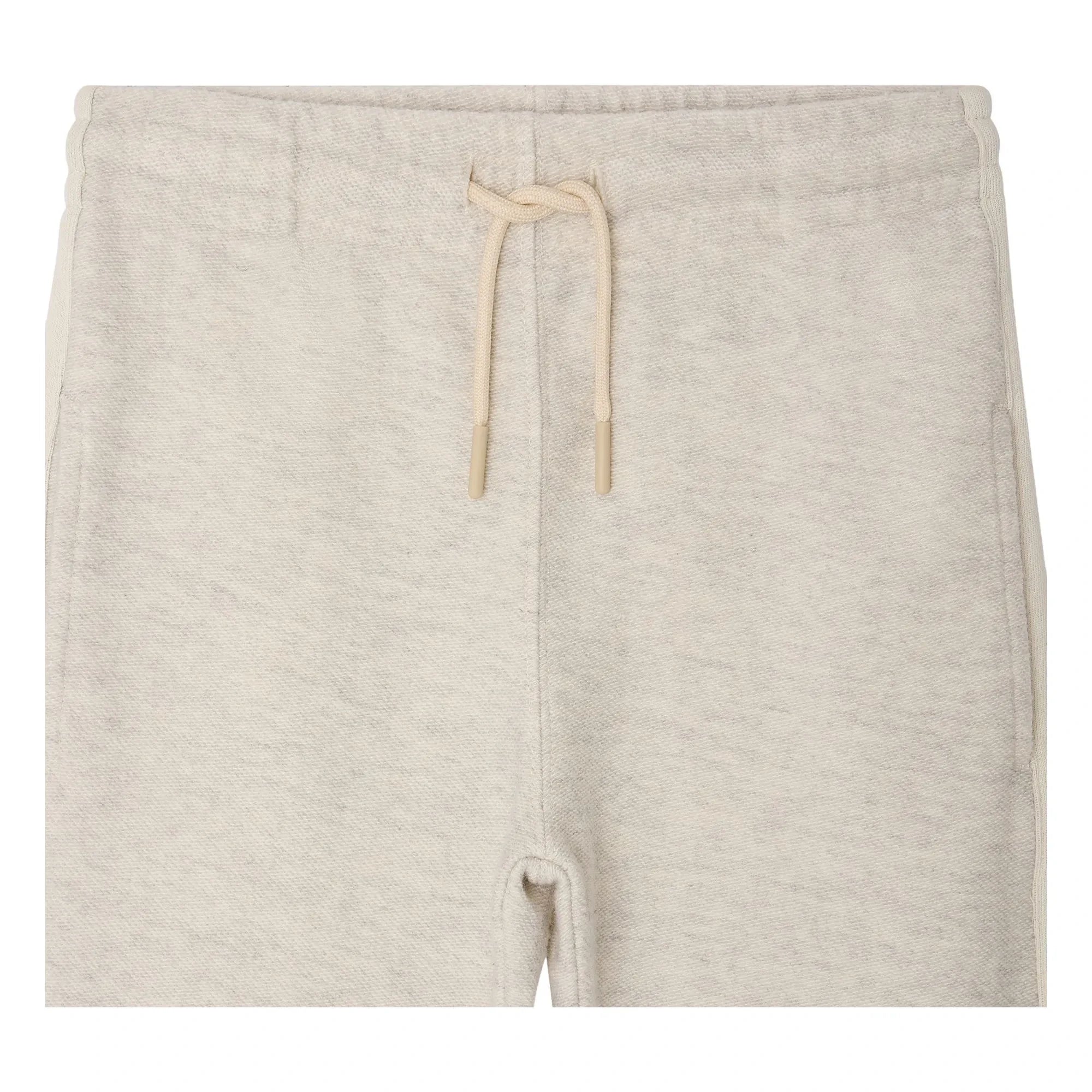 Bonpoint - Pantalón de chándal de algodón orgánico Lidji | Beige jaspeado