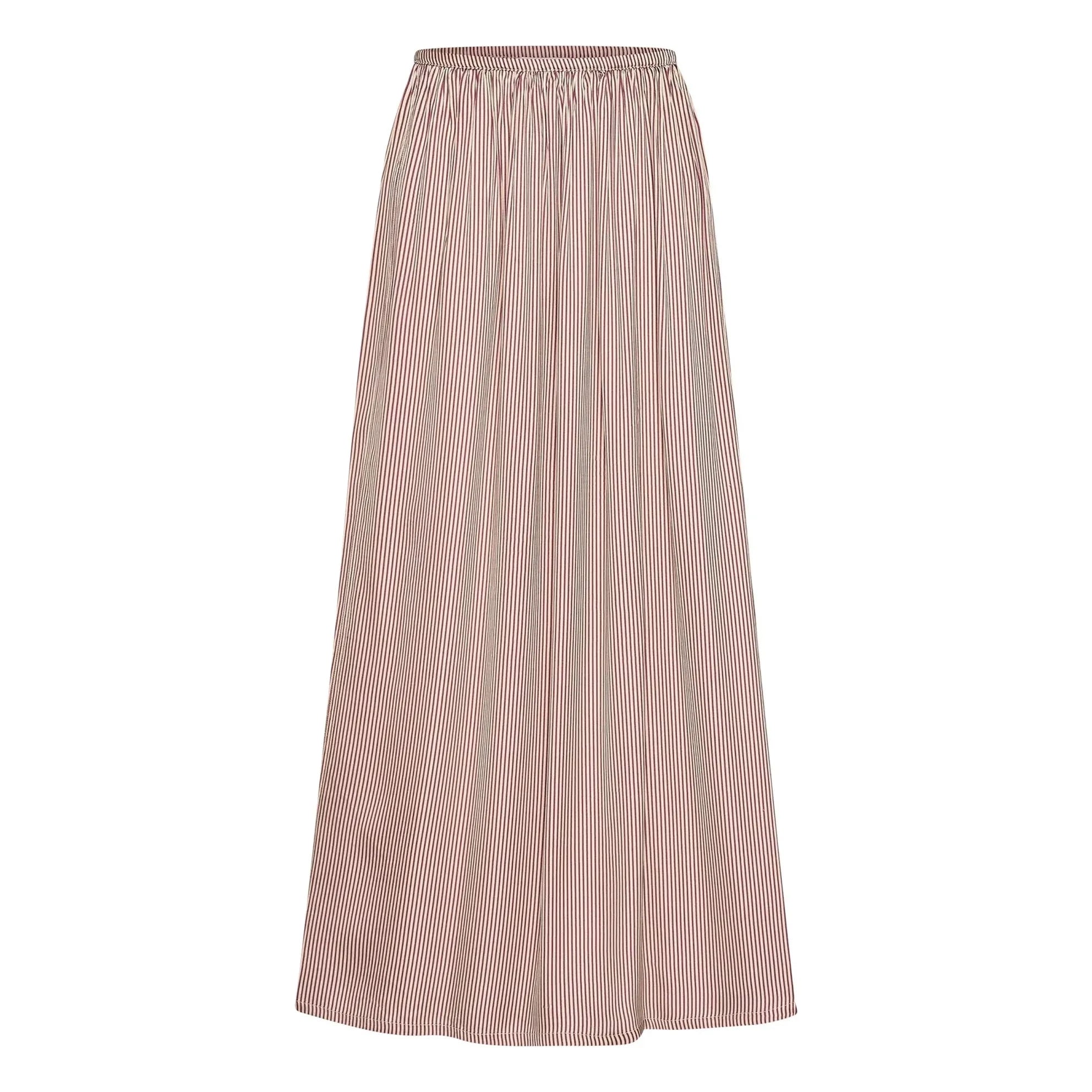 Falda a rayas Bar - Reva | Rosa/Rojo