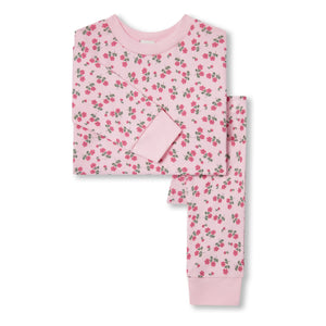 Sleepy Doe - Pijama de algodón orgánico con estampado floral | Rosa