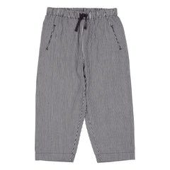 Copenhagen Colors - Pantalones de rayas de algodón orgánico | Azul marino