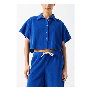 American Vintage - Camisa de algodón Padow | Azul