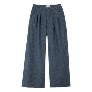 Emile et Ida - Pantalones de lino y algodón | Azul marino