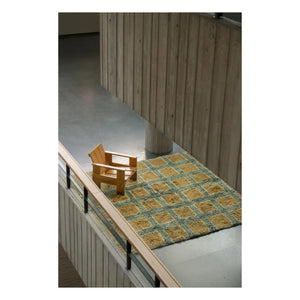 Layered - Alfombra de lana Pergola, Evelina Kroon | Mostaza