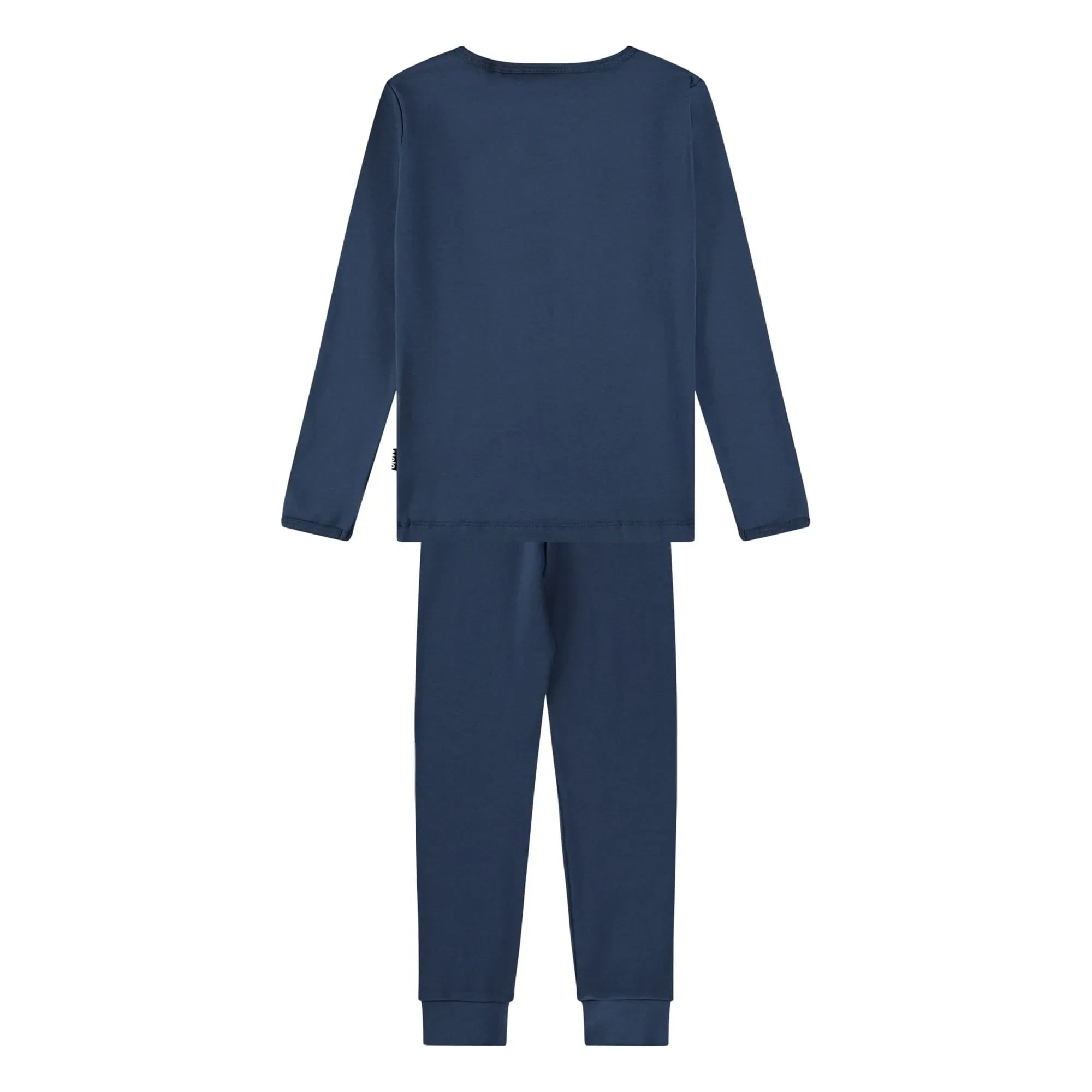 Molo - Lue Smiley organik pamuklu pijama | Lacivert