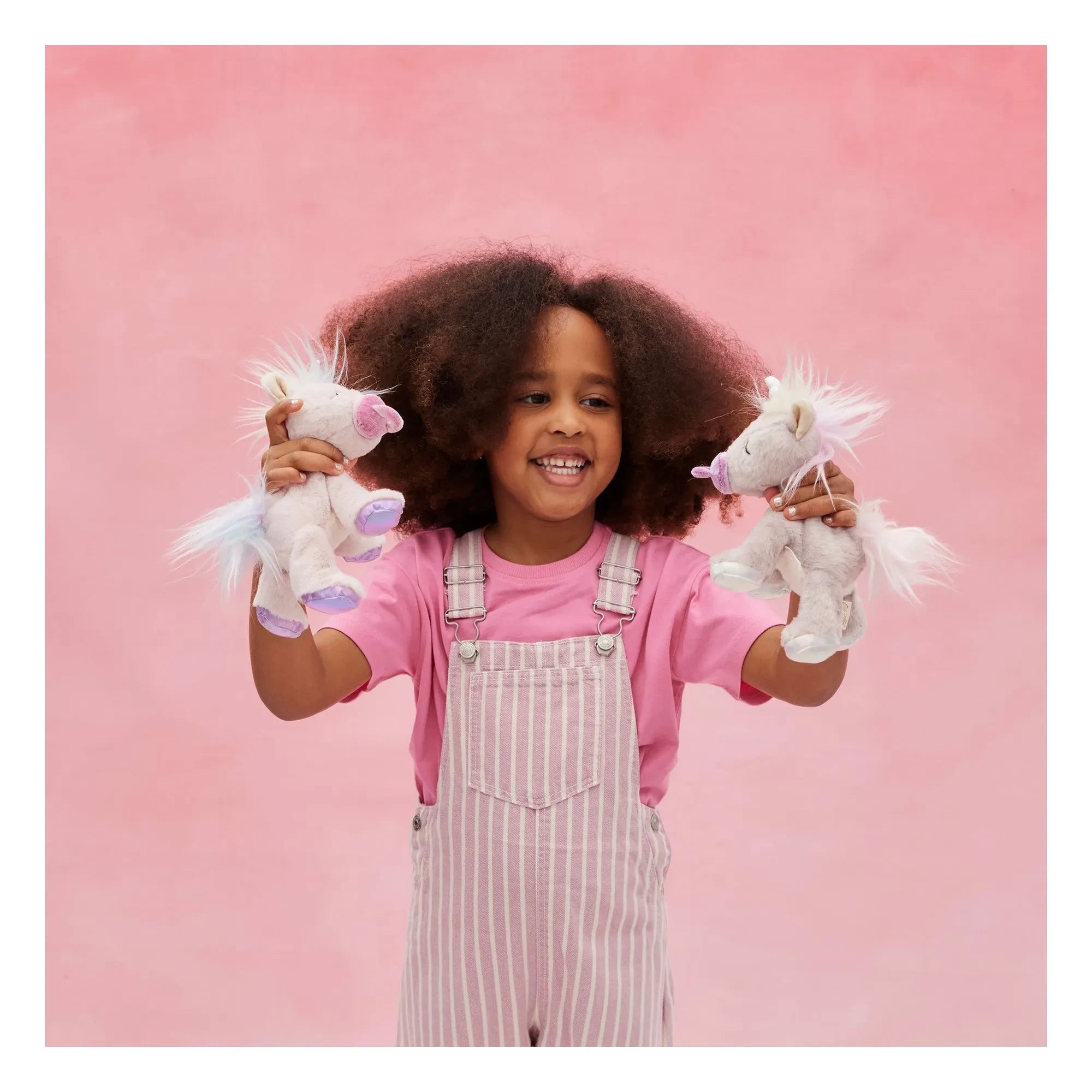 Olli Ella - Peluche de unicornio brillante | Rosa