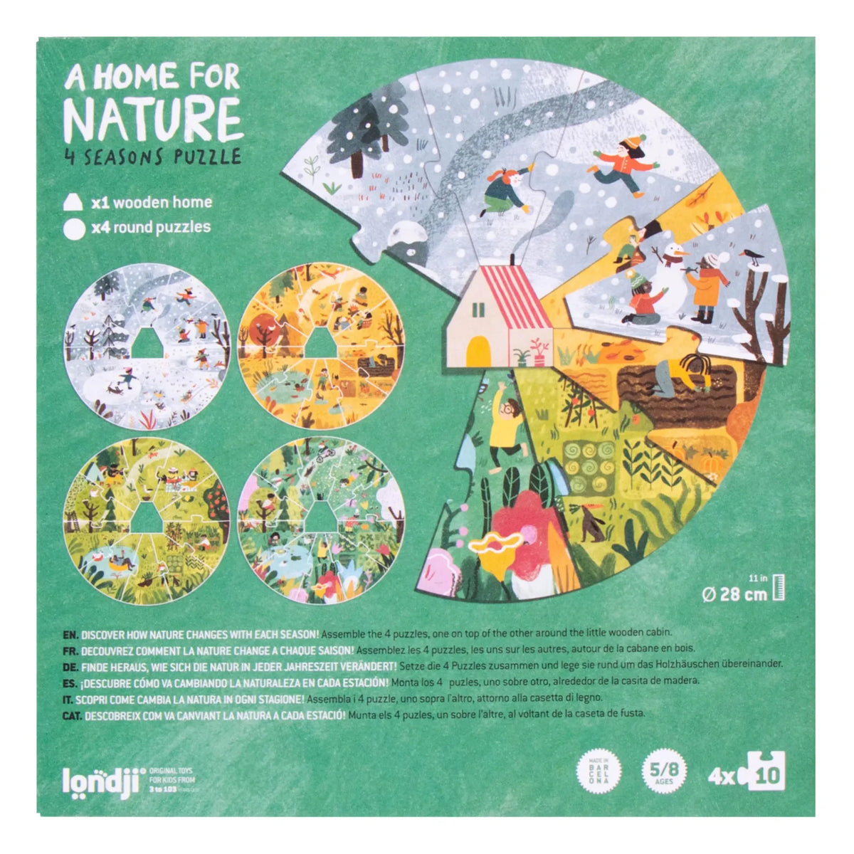 Londji - Puzle "Un hogar para la naturaleza"