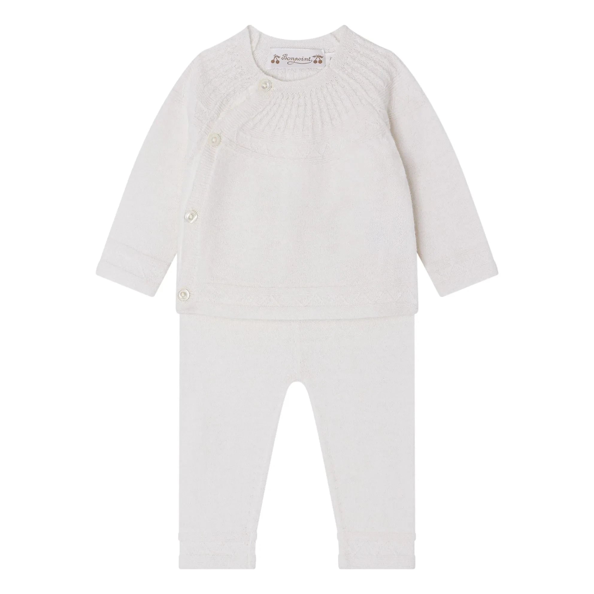 Bonpoint - Top y Leggings Jina Laine | Blanco