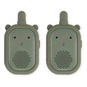 Konges Sløjd - Walkie-talkie Oso de peluche | Verde