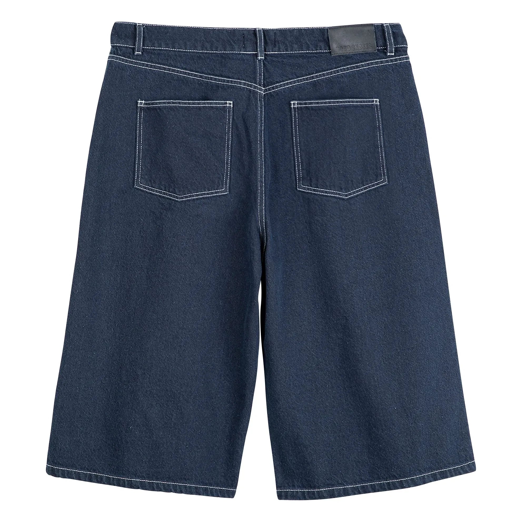 Bobo Choses - Shorts de sarga de algodón orgánico | Azul