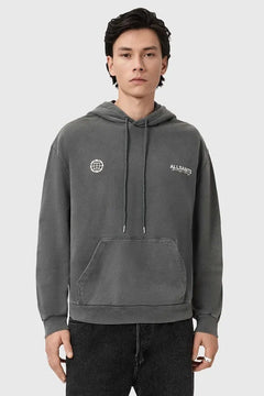 Sudadera AllSaints EMBLEM con Capucha de Algodón para Hombre