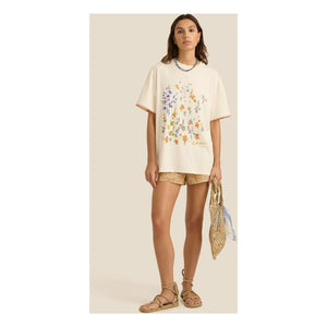 Soleil Soleil - Camiseta de algodón orgánico Posy | Beige