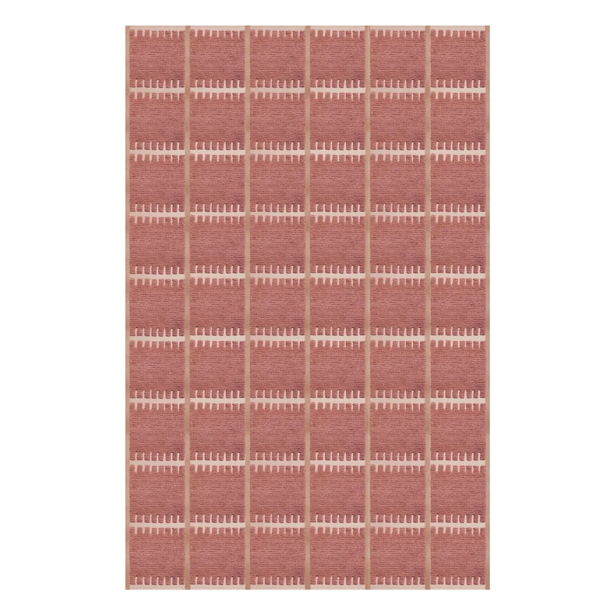 Layered - Alfombra de lana Lilly | Rosa