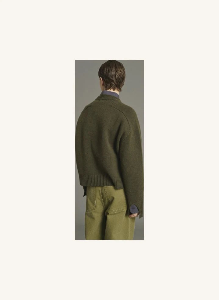 Soeur - Will Merino Yün Kazak | Marled haki