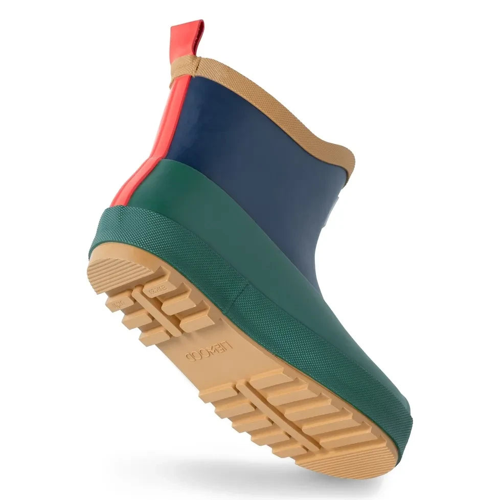 Liewood - Botas de lluvia Isaac con bloques de color | Azul marino