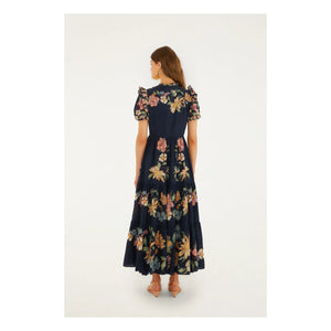 Farm Rio - Vestido Maira | Azul marino