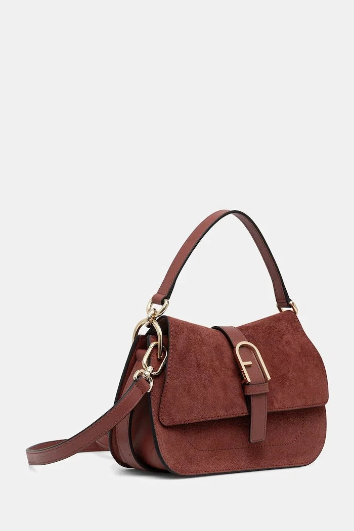 Bolso bandolera de ante para mujer Furla