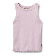 Wheat - Camiseta de tirantes acanalada de algodón orgánico Minka | Lavanda