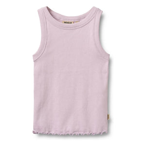 Wheat - Camiseta de tirantes acanalada de algodón orgánico Minka | Lavanda