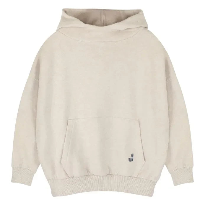 Jenest - Chris Chiné Organik Pamuklu Kapüşonlu Sweatshirt | Bej