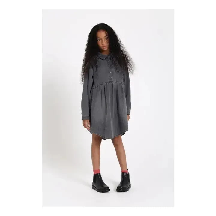 Finger in the nose - Vestido Darlin Denim | Gris denim