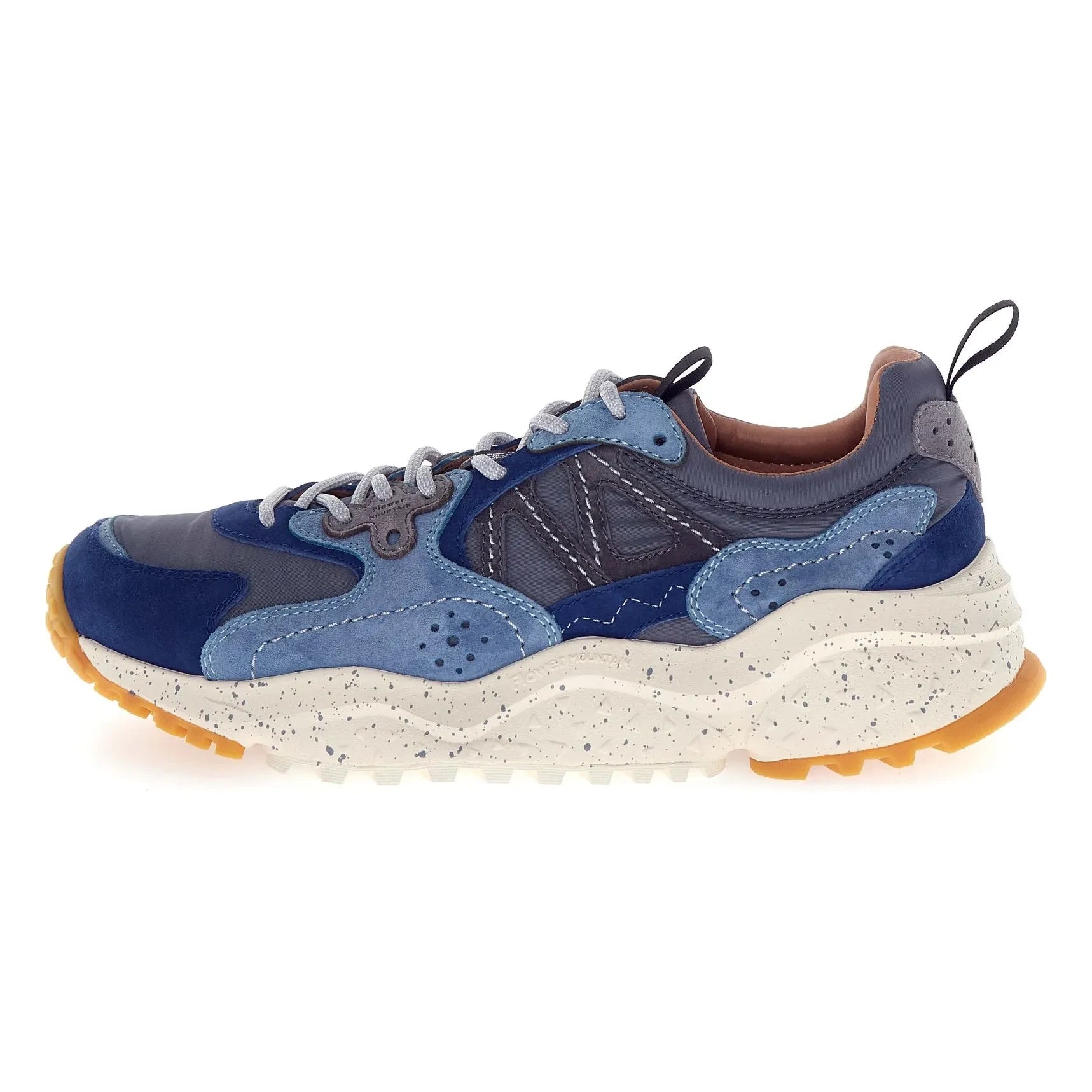 Flower Mountain - Zapatillas de ante y nailon Solin | Azul