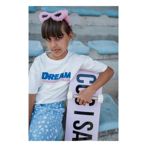 Cos I Said So - Camiseta Corta de Algodón Orgánico Dream Team | Blanco