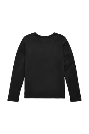 Blusa de algodón de manga larga para niños