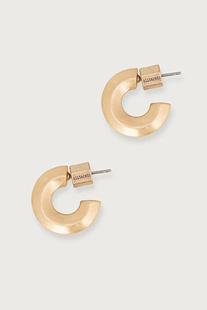 Pendientes metálicos AllSaints para mujer
